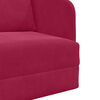 vidaXL Schlafsofa Weinrot 65 x 80 x 83 cm Samt