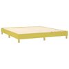 vidaXL Boxspringbett mit Matratze Gr&uuml;n 180x200 cm Stoff