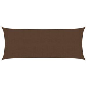 vidaXL Sonnensegel 160 g/m&sup2; Braun 2x5 m HDPE