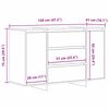 vidaXL Sideboard Beton Grau 120 x 41 x 75 cm Holzwerkstoff