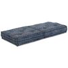 vidaXL Modulares Sofa Indigo Druck 70 x 70 x 36 cm Stoff