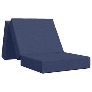 vidaXL Klappsofa Bett 75 x 63 x 45 cm Blau