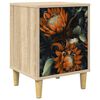 vidaXL Nachttisch LOCHEM Sonoma-Eiche 36 x 33 x 50 cm Holzwerkstoff