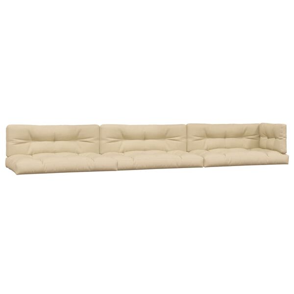 vidaXL 6-tlg. Garten-Sofagarnitur aus Paletten mit Kissen Akazienholz