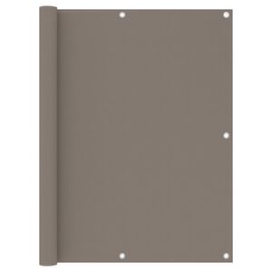 vidaXL Balkon-Sichtschutz Taupe 120x300 cm Oxford-Gewebe