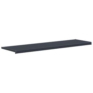 vidaXL Fensterbank Anthrazit mit Holzmaserung 120 x 40 x 4,5 cm PVC