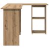 vidaXL Schreibtisch Artisan-Eiche 142 x 102 x 73 cm Holzwerkstoff