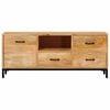 vidaXL TV-St&auml;nder Braun 110 x 30 x 46 cm Massivholz Mango