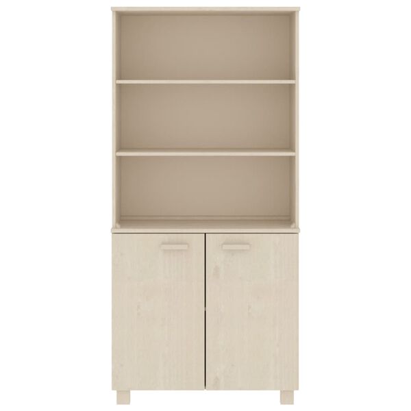 vidaXL Highboard HAMAR Massivholz Kiefer Honigbraun