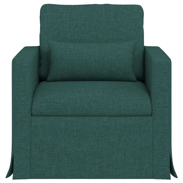 vidaXL Sofa Dunkelgr&uuml;n Gesamtabmessungen: 78 x 78 x 80 cm (B x T x H)