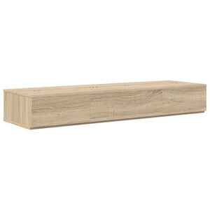 vidaXL Studiotisch Sonoma-Eiche 152 x 40 x 19,5 cm Holzwerkstoff