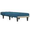 vidaXL Chaiselongue Blau Samt