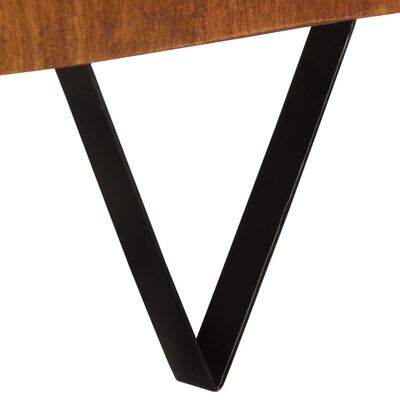 vidaXL Sideboard 110x35x56 cm Massivholz Mango