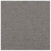 vidaXL Wandkopfteilen 12 pcs Hellgrau 30 x 30 cm Stoff