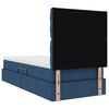 vidaXL Bett mit Stauraum und LED mit LED Blau 100 x 200 cm Polyester