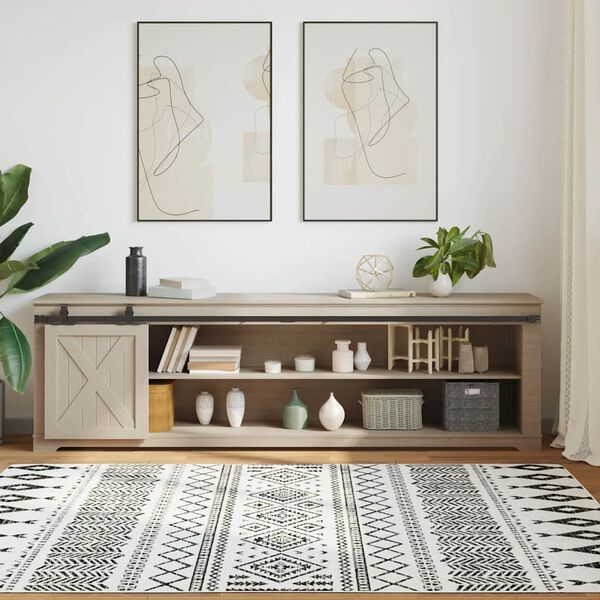 vidaXL Schiebet&uuml;rbeschlag Set f&uuml;r Schrankt&uuml;ren 213 cm Karbonstahl