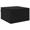 vidaXL Nachttisch Schwarz Eichen-Optik 35 x 35 x 20 cm Holzwerkstoff
