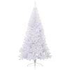 vidaXL K&uuml;nstlicher Weihnachtsbaum Wei&szlig; 240 cm PVC und Stahl