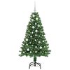 vidaXL K&uuml;nstlicher Weihnachtsbaum mit 150 LEDs mit St&auml;nder Gr&uuml;n 150 cm