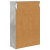 vidaXL Badezimmer-Wandschrank mit Regal Betongrau 40 x 16 x 62,5 cm