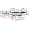 vidaXL Outdoor-Sofagarnitur 9 pcs Natur Massivholz Akazie