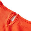 Kinder-Langarmshirt Dunkelorange 140