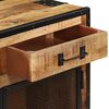 vidaXL Sideboard 80×31×71 cm Raues Mango-Massivholz