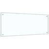 vidaXL Küchenrückwand Transparent 100×40 cm Hartglas