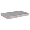 vidaXL Schweberegale 2 Stk. Betongrau 50x23x3,8 cm MDF