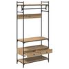 vidaXL Kleiderschrank Artisan-Eiche 89 x 39 x 184.5 cm Holzwerkstoff