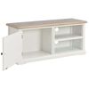 vidaXL TV-Schrank Weiß 90x30x40 cm Holz