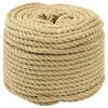 vidaXL Bootsseil 8 mm 250 m Natur