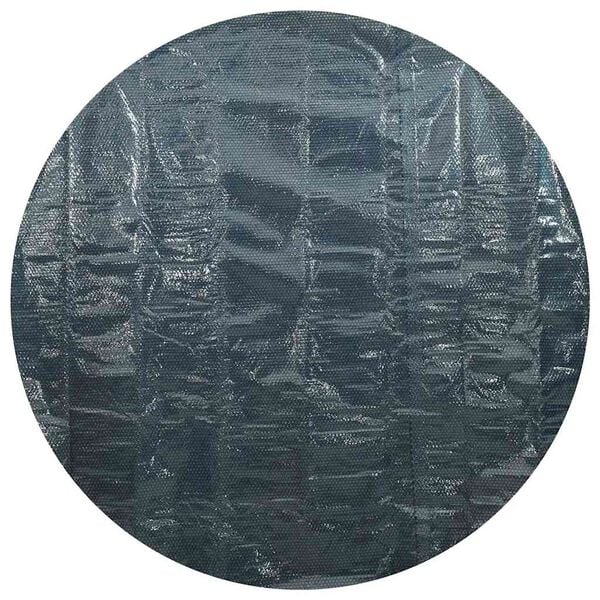 vidaXL Treibende Pool-Solarplane PE 300 cm Schwarz und Blau