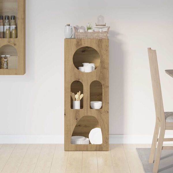 vidaXL Sideboard Artisan-Eiche 40 x 35 x 100,5 cm Holzwerkstoff