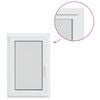 vidaXL Kellerfenster Innenseite Farbe Wei&szlig; RISOR 50 x 90 cm