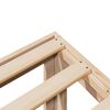 vidaXL Massivholzbett ohne Matratze 160x200 cm Kiefernholz