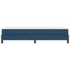 vidaXL Boxspringbett mit Matratze Blau 80 x 200 cm Stoff