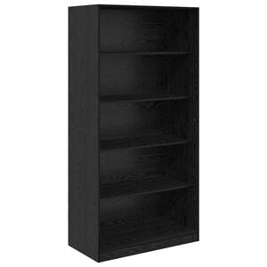 vidaXL Kleiderschrank Schwarz Eichen-Optik 100 x 50 x 200 cm