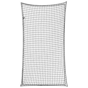 vidaXL Anh&auml;ngernetz mit Gummiseil Schwarz 2,7x1,5 m PP