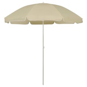 vidaXL Strandschirm Sandgelb 240 cm