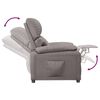 vidaXL Relaxsessel Taupe Stoff