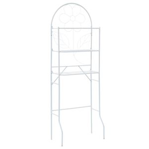 vidaXL Toilettenregal Wei&szlig; 60x33x174 cm