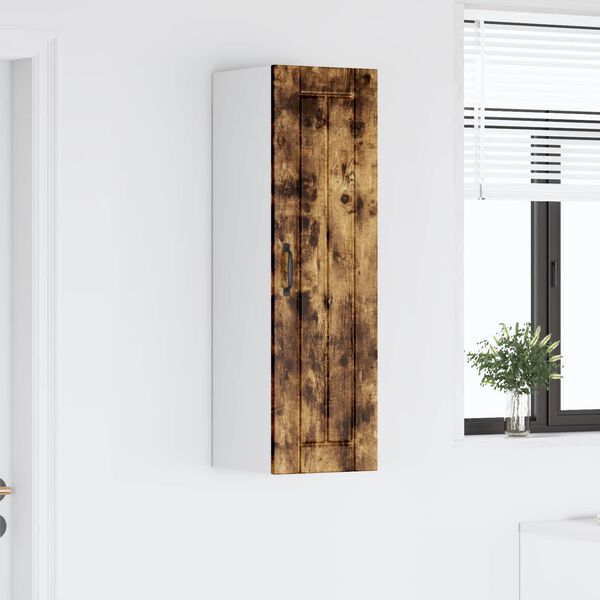 vidaXL K&uuml;chenschrank Ger&auml;ucherte Eiche 30 x 31 x 100 cm Holzwerkstoff