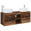 vidaXL Badezimmerm&ouml;bel-Set 3 stk. Altholz 49,5 x 44,5 x 65,5 cm