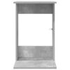 vidaXL Beistelltisch Beton Grau 40 x 38 x 62,5 cm Holzwerkstoff