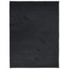vidaXL Teppich OVIEDO Kurzflor Schwarz 240x340 cm