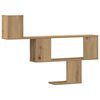 vidaXL Wandregal Artisan-Eiche 100x15x70 cm Holzwerkstoff