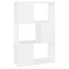 vidaXL B&uuml;cherregal Raumteiler Wei&szlig; 60x24x94 cm Holzwerkstoff