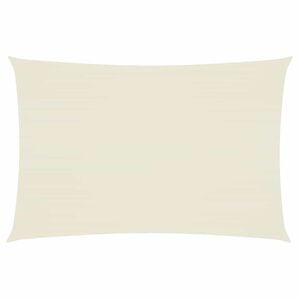 vidaXL Sonnensegel Oxford-Gewebe Rechteckig 2x4 m Creme