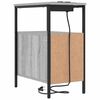 vidaXL Nachttisch Graues Sonoma 30 x 48 x 61 cm Holzwerkstoff